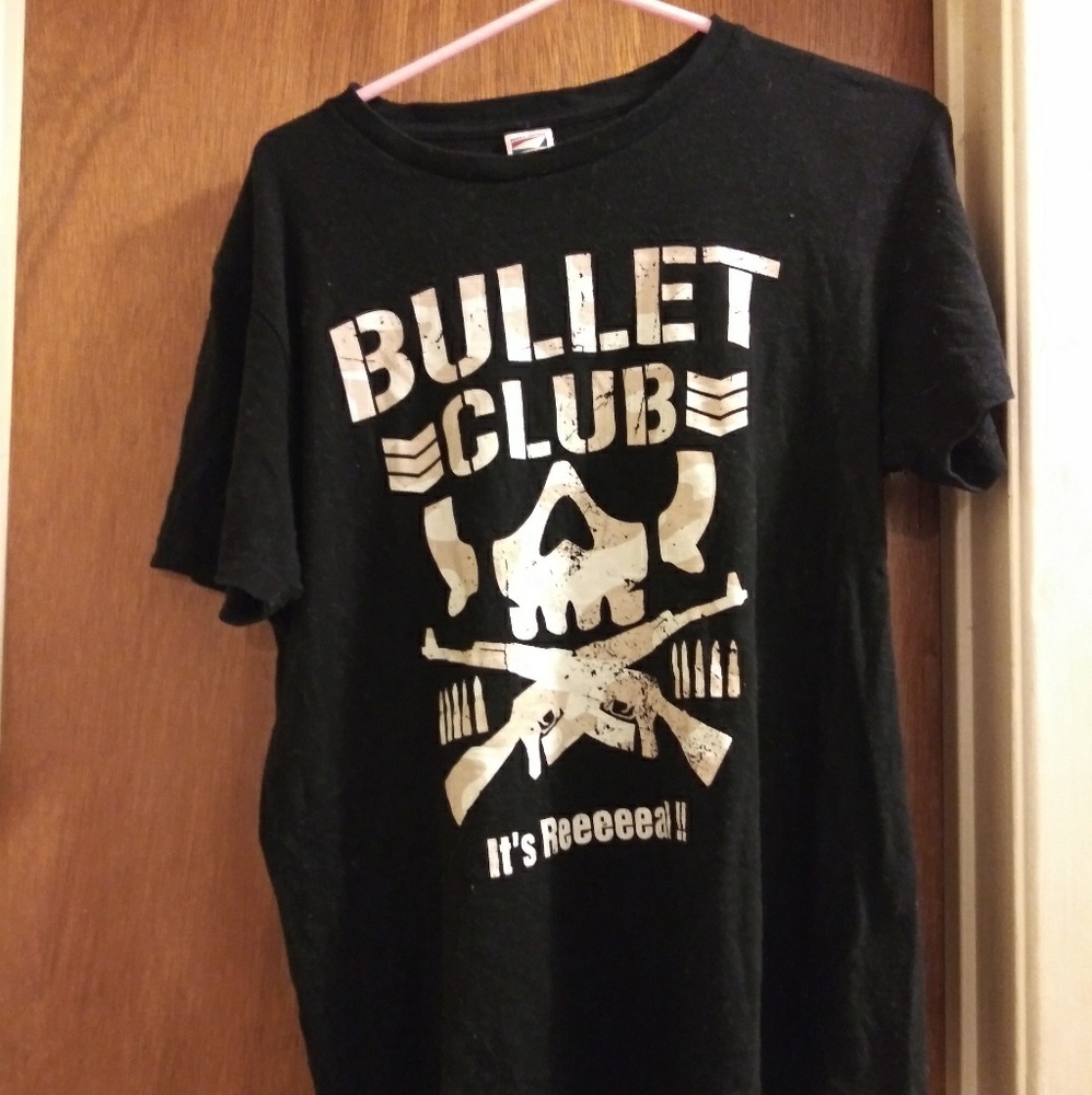 Mens bullet club wrestling shirt